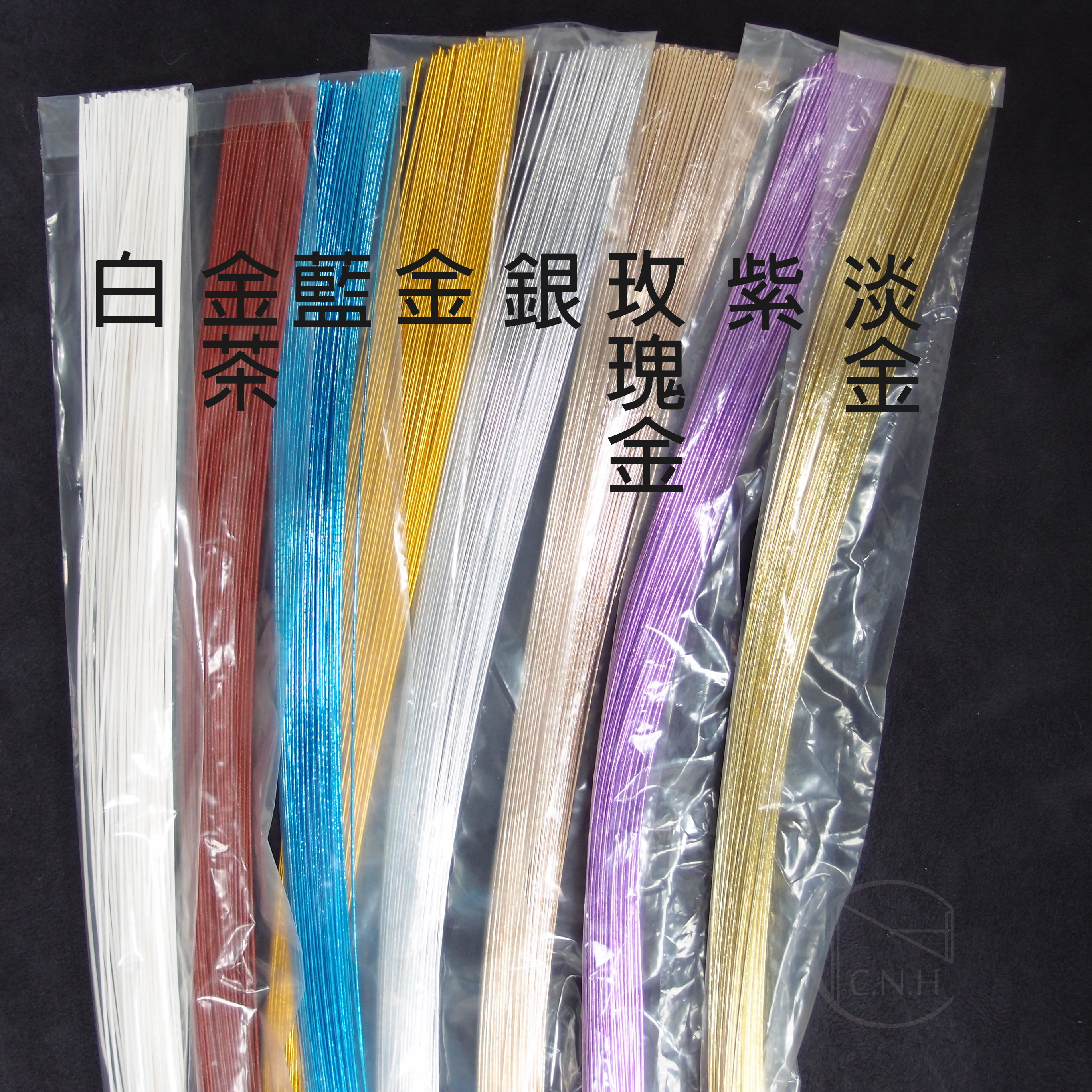 水引線 鋁箔 100入 金色