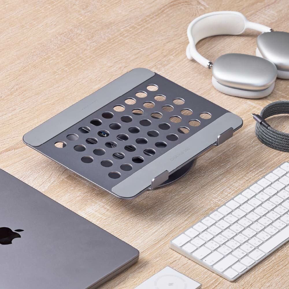 Hub 360 USB-C 8-in-1 Aluminum Foldable Stand Hub