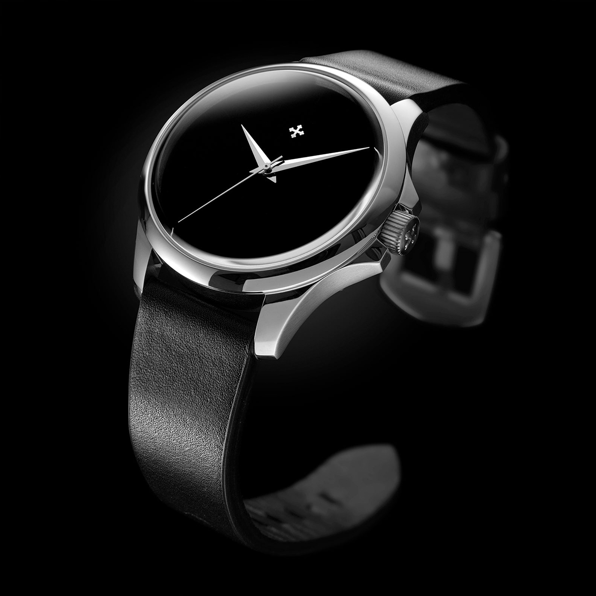 Venezianico Redentore Ultrablack 40mm 極致黑 皮帶機械錶 1221510