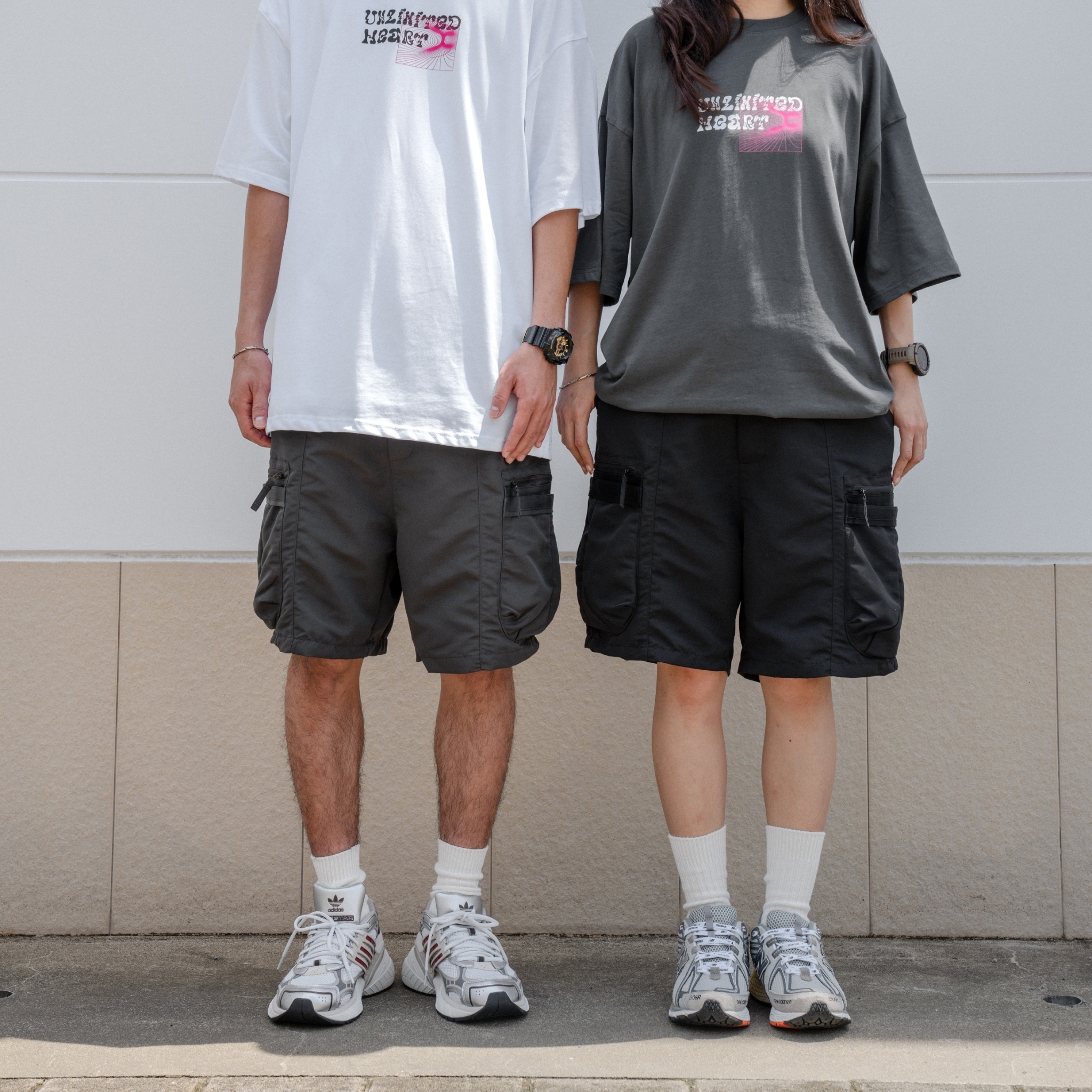 SBG 防潑水八口袋立體剪裁工裝短褲 058