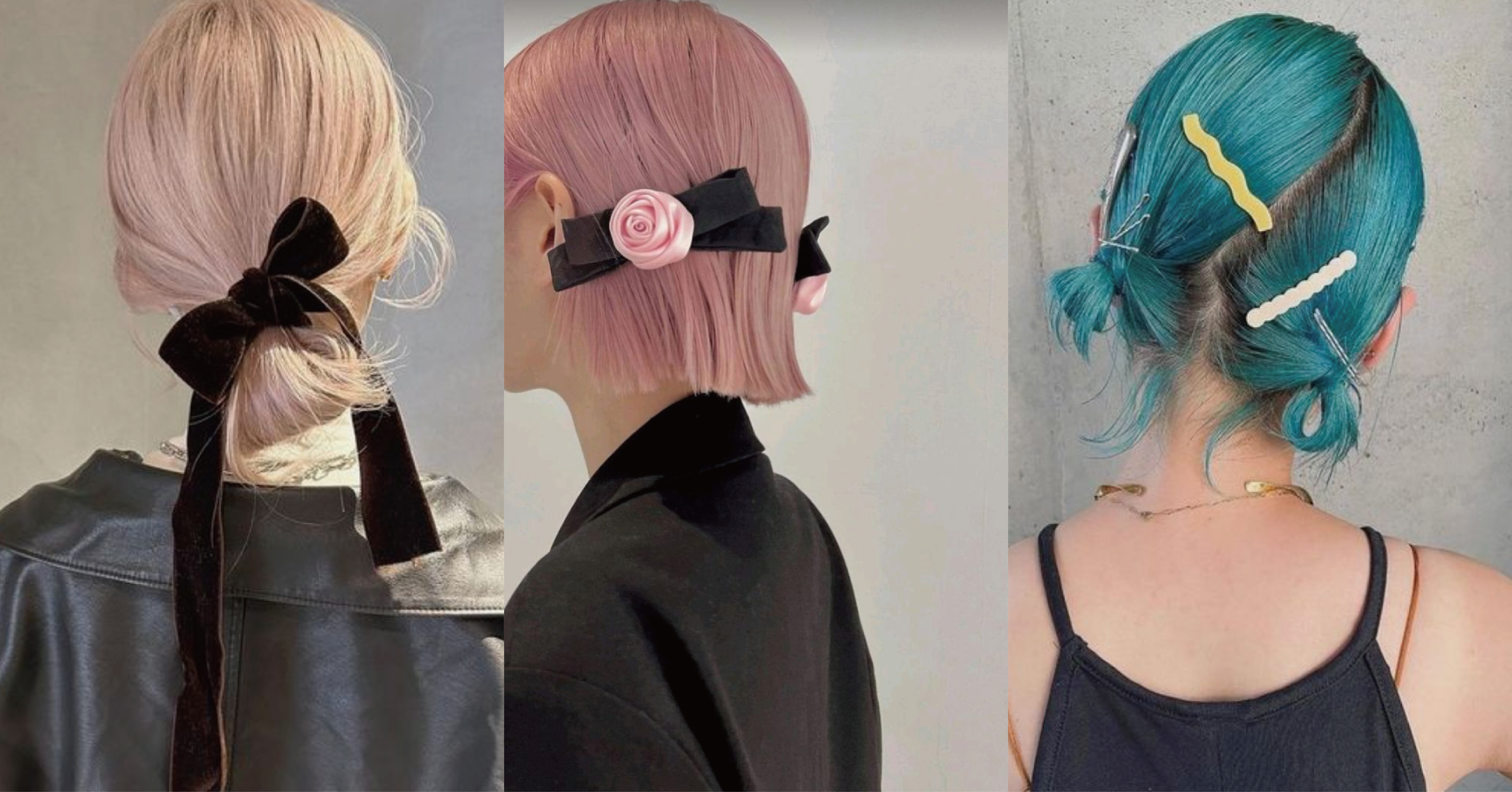 拋開留長髮尷尬期的困擾 短髮也能駕馭的髮飾！