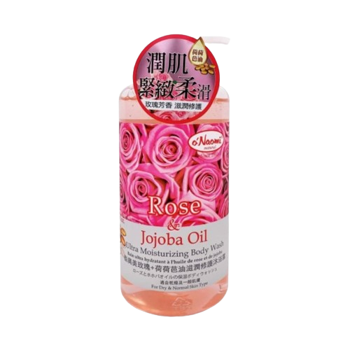 o'Naomi 梨奧美玫瑰 + 荷荷芭油滋潤修護沐浴露（800ml）
