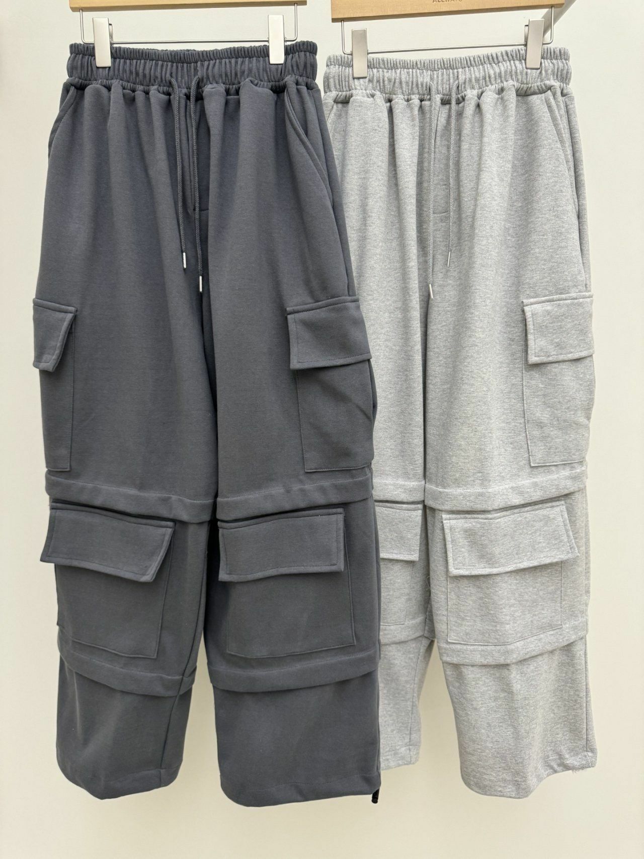 淨色可束腳棉質工裝運動褲 ALLWAYS-018P