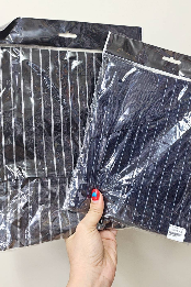 條紋套頭工作服 布