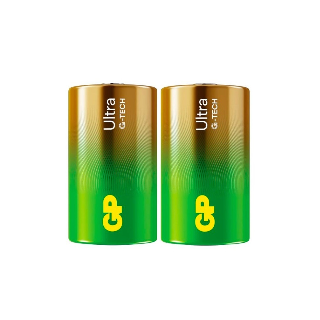 GP 環保鹼性電芯-大電 D電 (2粒裝)