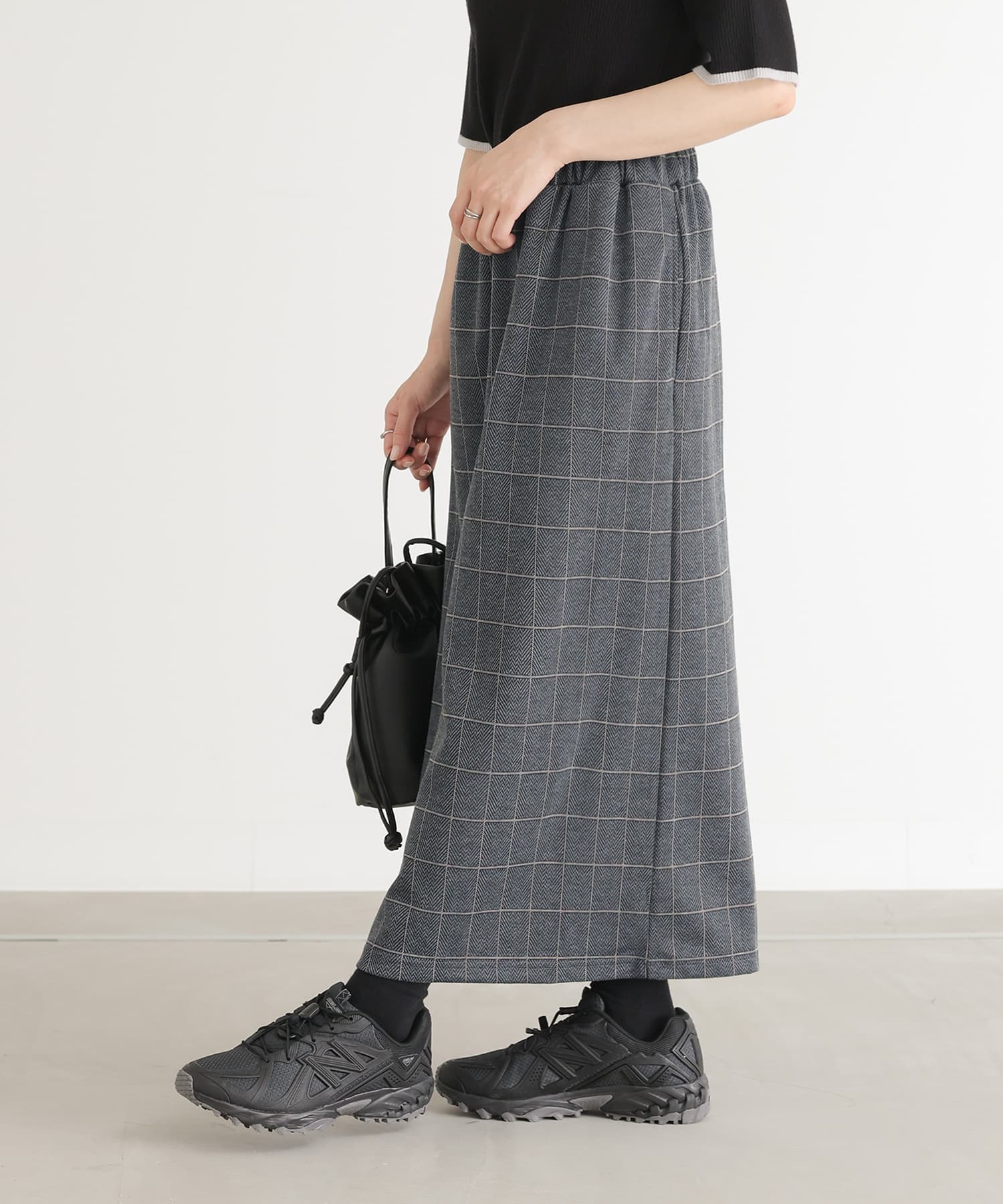 預購 - JP 格紋窄裙