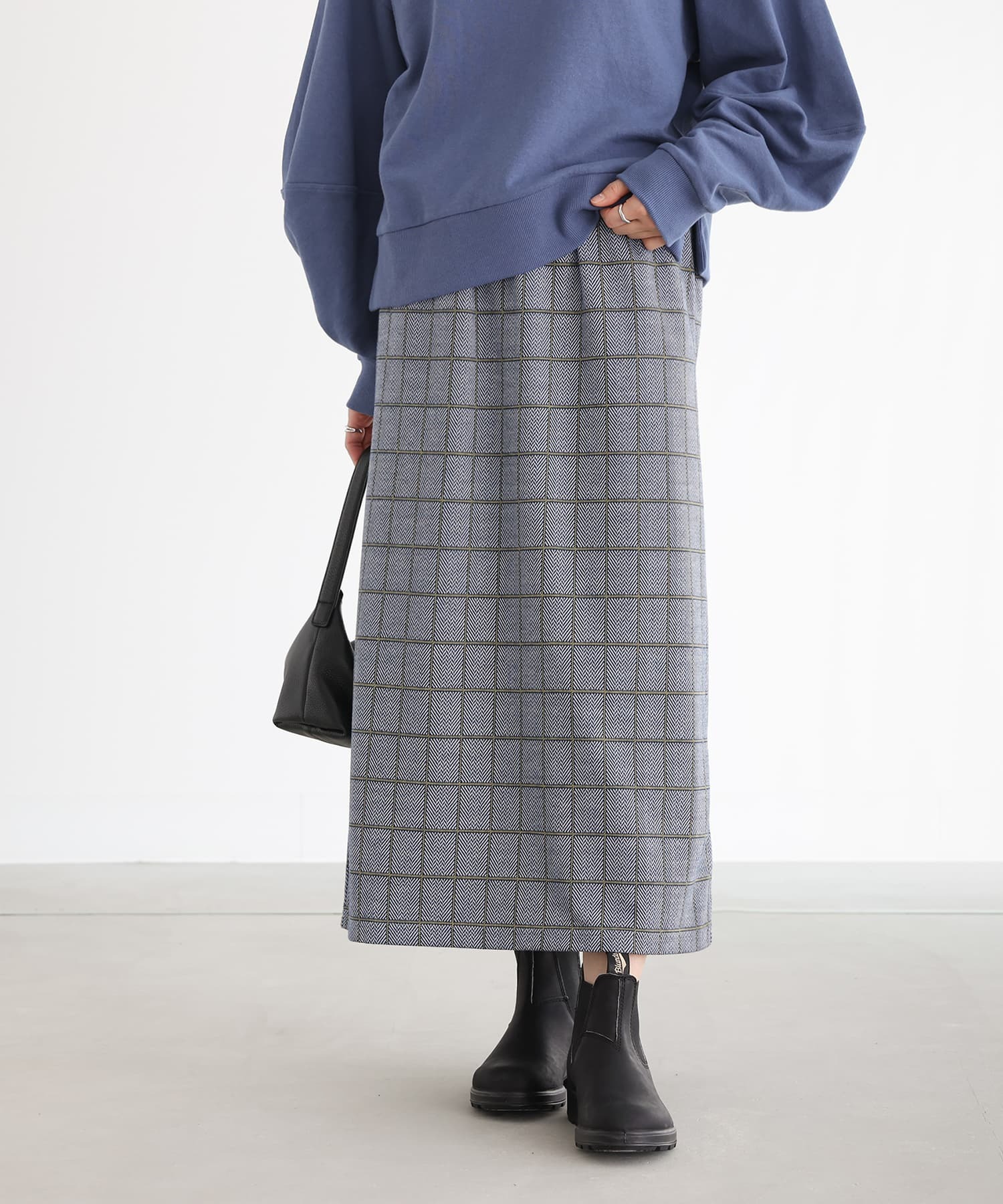 預購 - JP 格紋窄裙