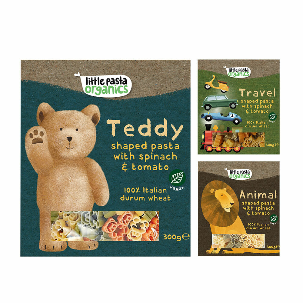 【英國 Little Pasta小小帕斯達】造型兒童義大利麵