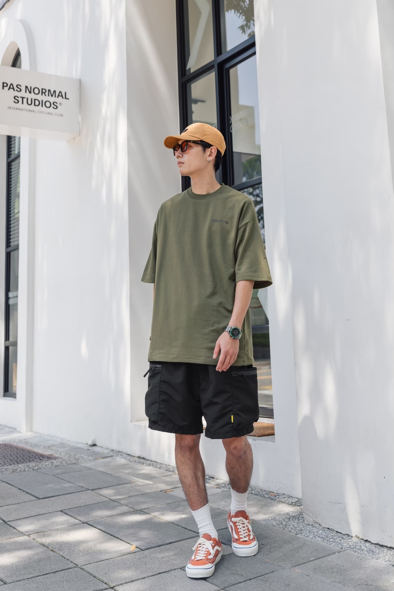 SBG 抗撕裂耐磨大口袋山系日系古著工裝短褲 003