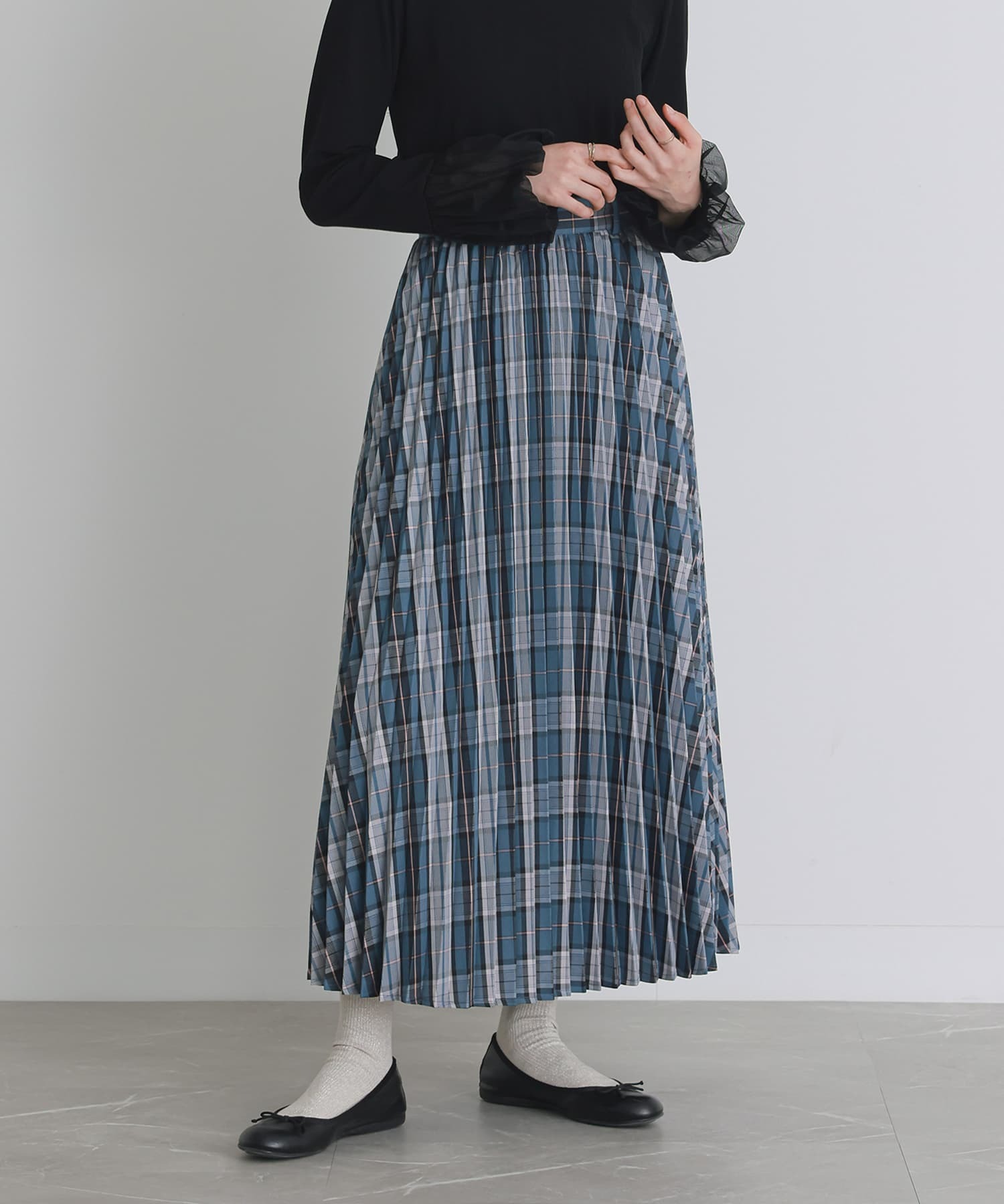 預購 - JP 格紋百褶裙