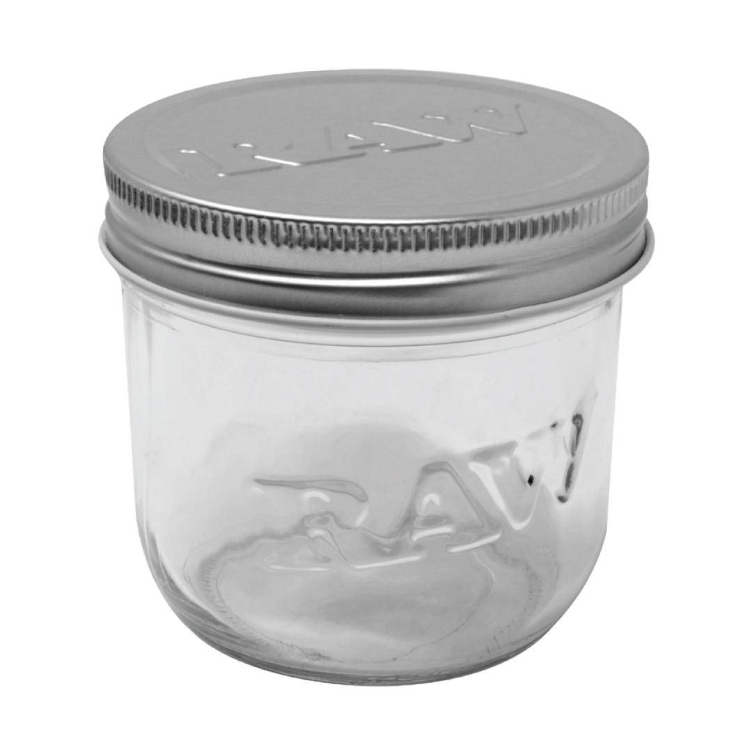 RAW MASON JAR CONTAINER