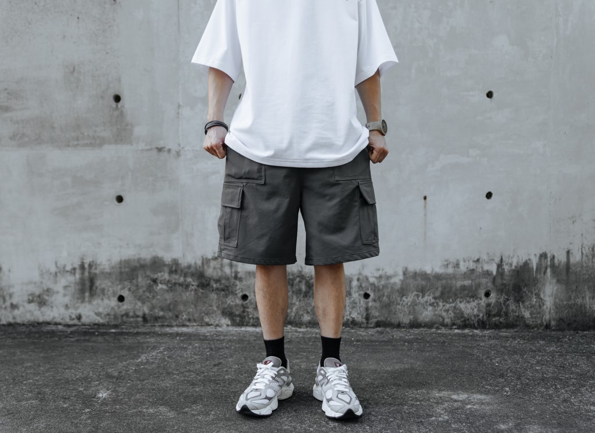 SBG 彈力多口袋寬鬆短褲 K607