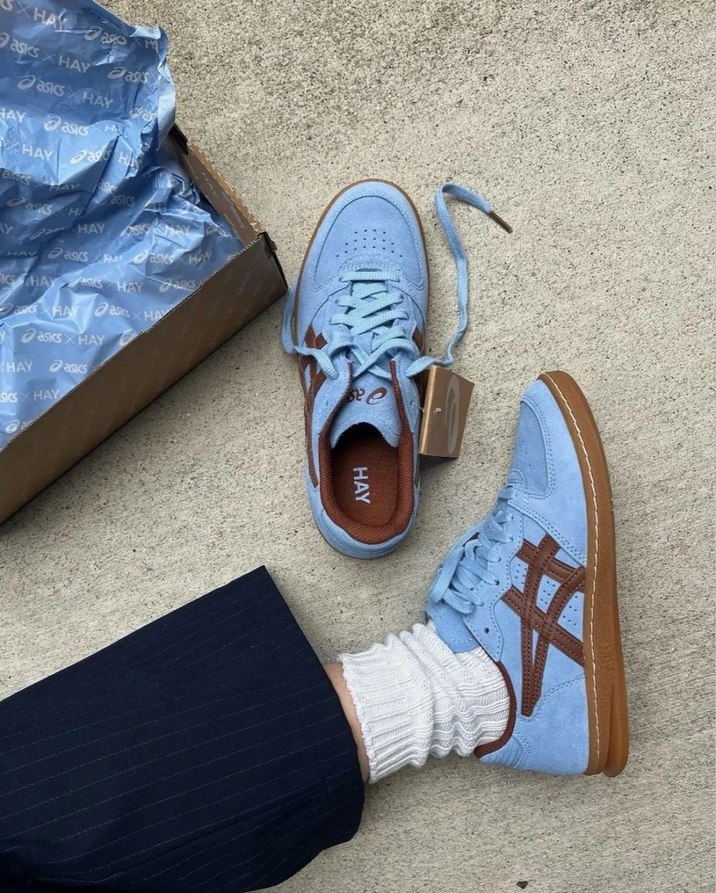 即日配送！HAY × Asics Skyhand OG ASICS Skyhand OG HAY Green Men's - 1203A563-250 - US