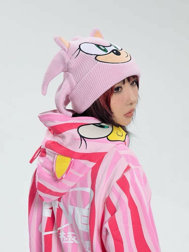 RTVG 爆款音速小子 索尼克 針織毛帽 冷帽