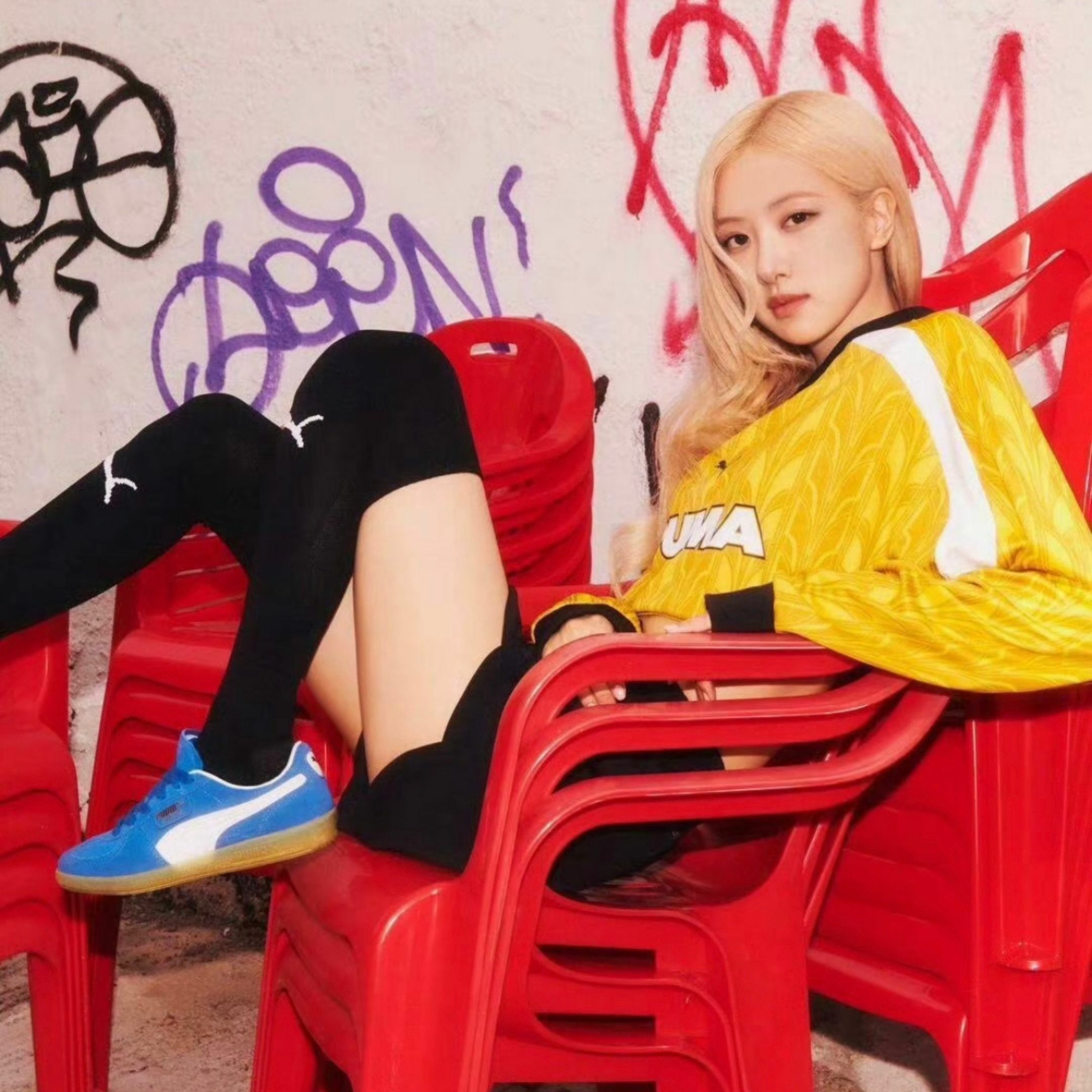 NICEDAY 現貨 PUMA ROSE 代言款 Palermo Vintage 皇家藍 藍色 女款 396841-01