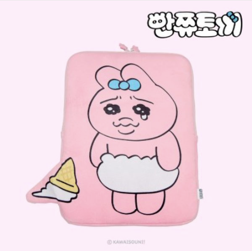 韓國限定 OPANCHU USAGI 內褲兔 底褲兔 手提電腦保護套 13吋 PINK