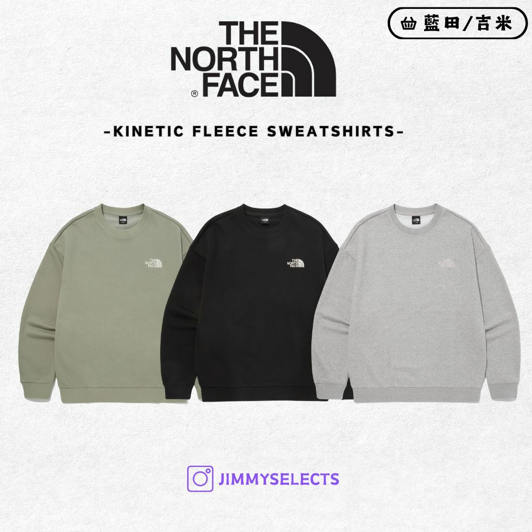 【代購】 THE NORTH FACE 北臉 男女 KINETIC FLEECE 長袖 衛衣 NM5MQ55