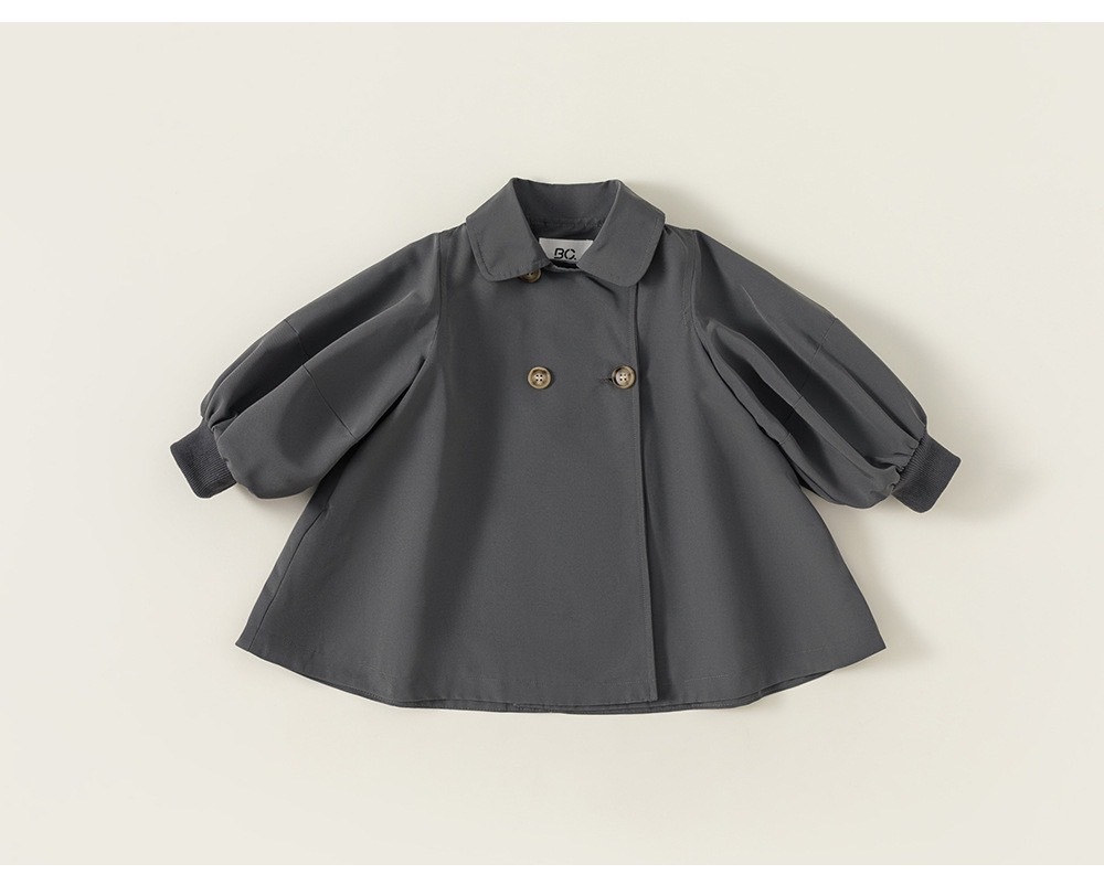 燈籠袖風衣外套