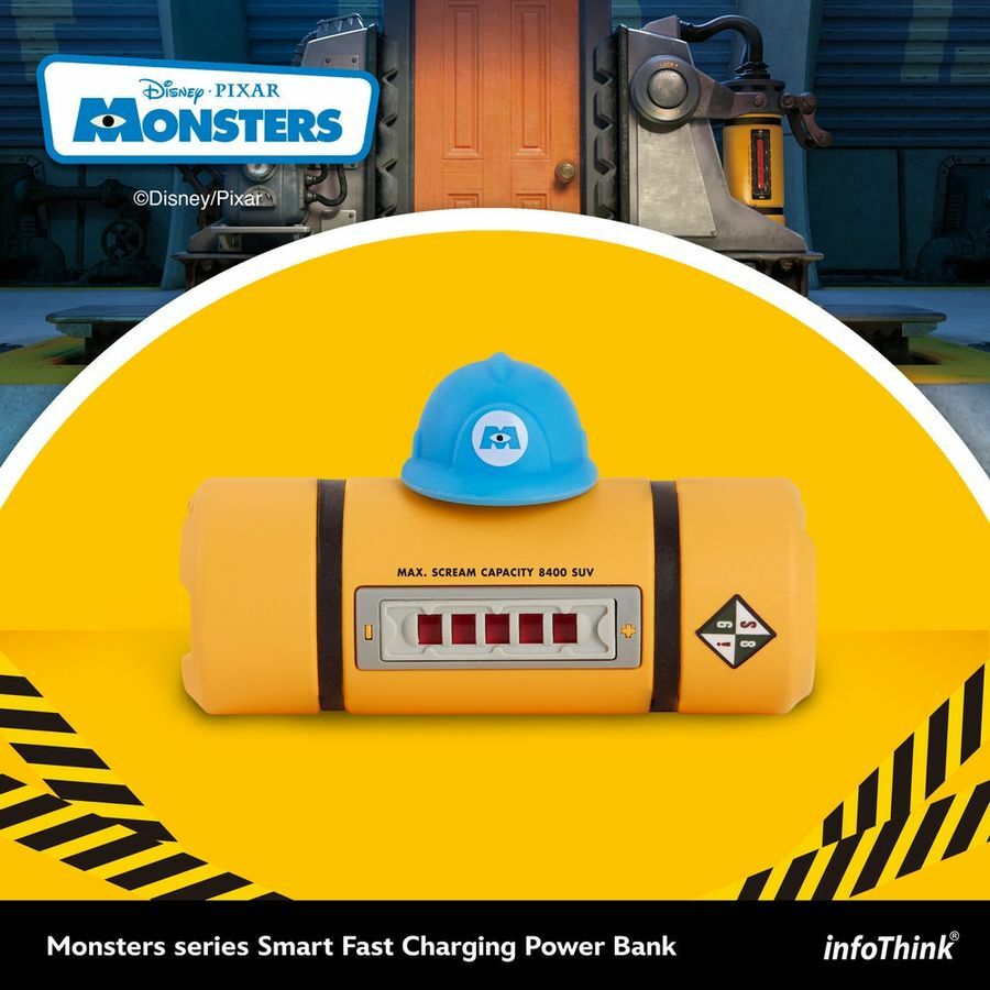 infoThink 電力瓶系列 怪獸電力公司 智慧快充口袋行動電源 5000mAh
