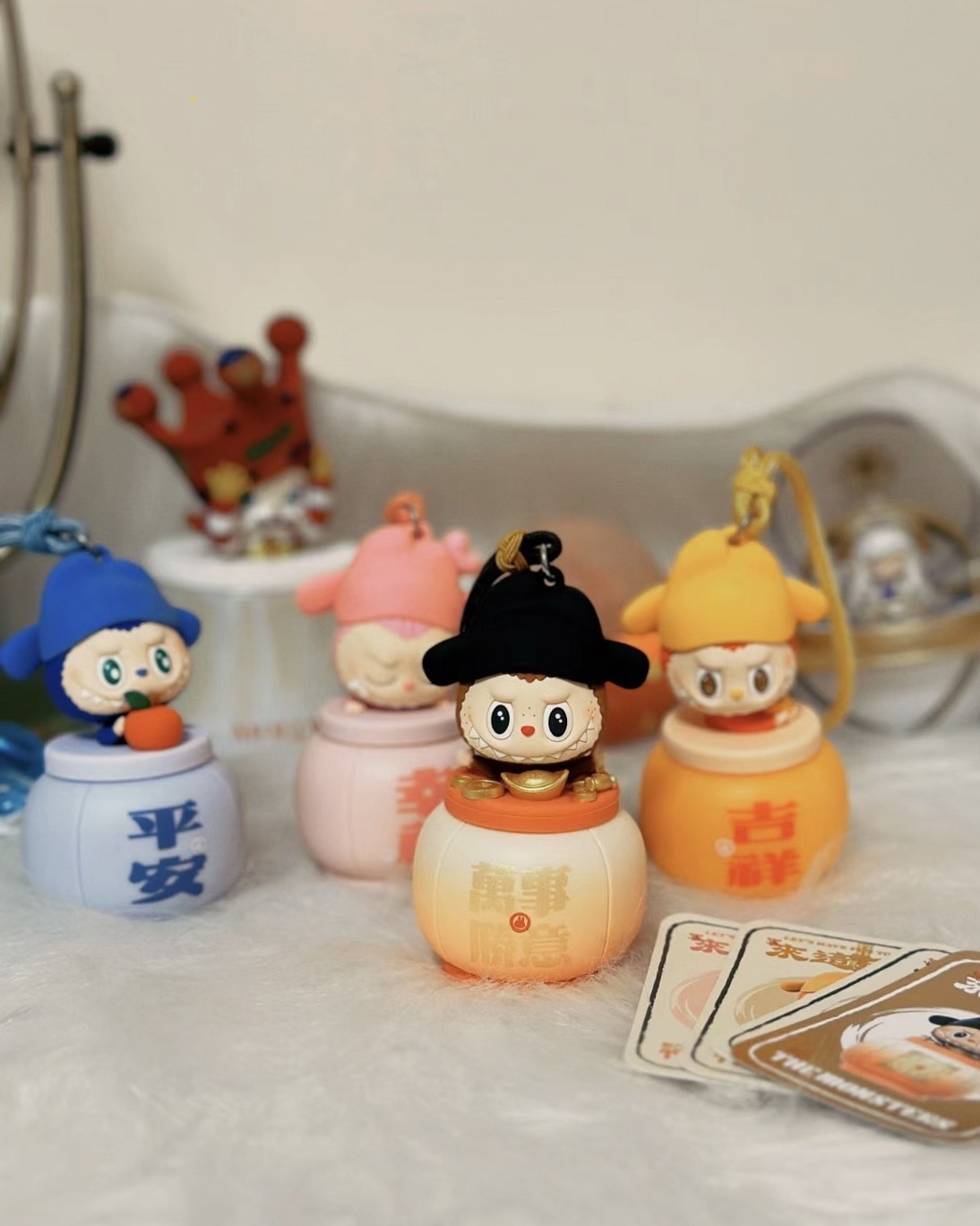 <官方正版授權>THE MONSTERS LABUBU 拉布布 來這FUN肆 矽膠 小夜燈 燈籠 吊飾 鑰匙圈 發光 盲盒