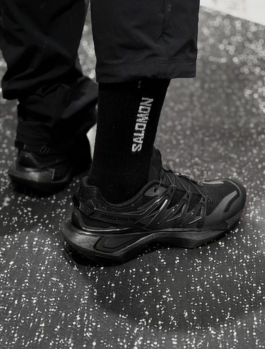 SALOMON 薩洛蒙 XT PURE ADVANCED 復古 越野 登山 黑魂 全黑 慢跑鞋 474460