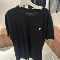 [S] GUESS JERSEY STRETCH LOGO TRIANGLE BASIC,BLACK, MO2K9001-BLK [FINAL SALE] (SGU580)