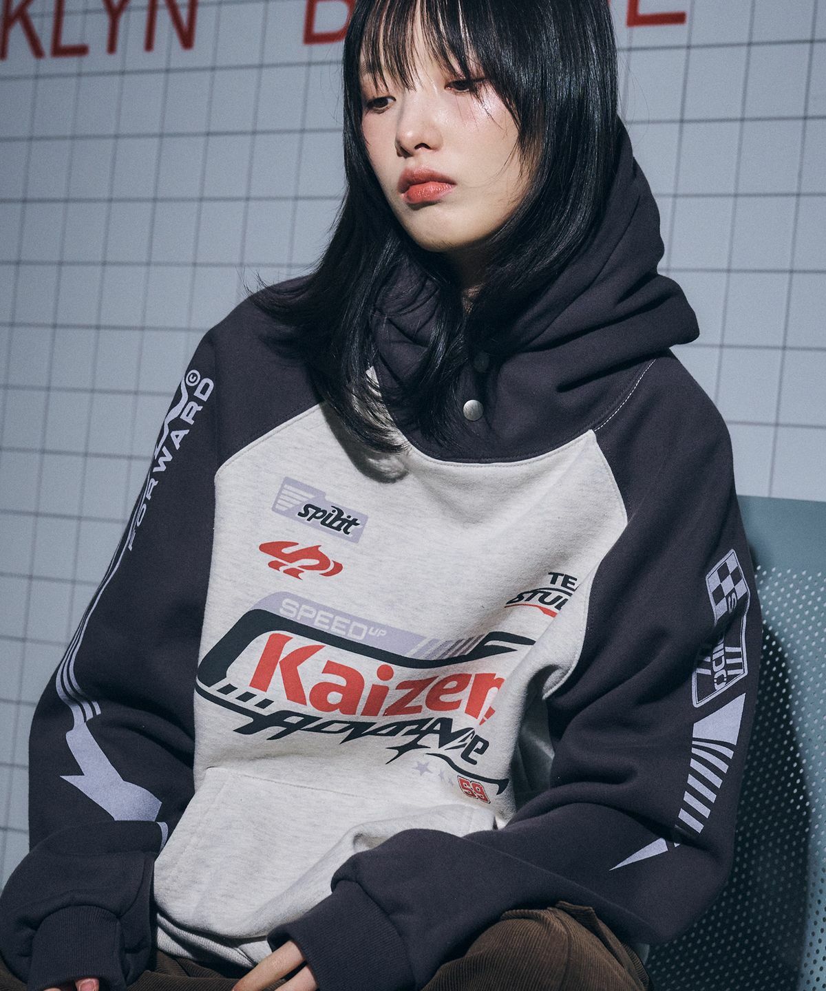 【CPGN STUDIO】23FW★ Kaizen Raglan Pigment Snap Hood MUSINSA | CPGN STUDIO Kaizen Raglan Pigment Snap Hood Smoke