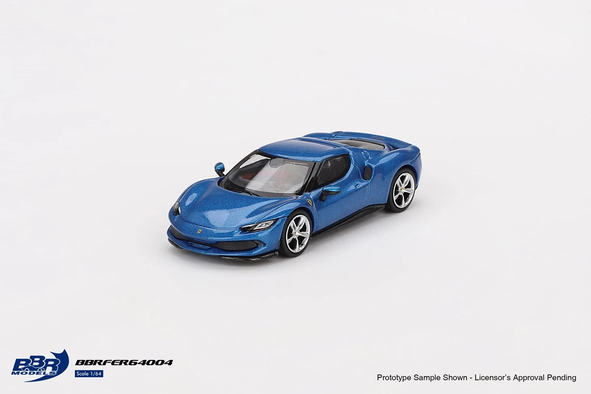 【預訂】BBR Models Ferrari 296 GTB Blu Corsa
