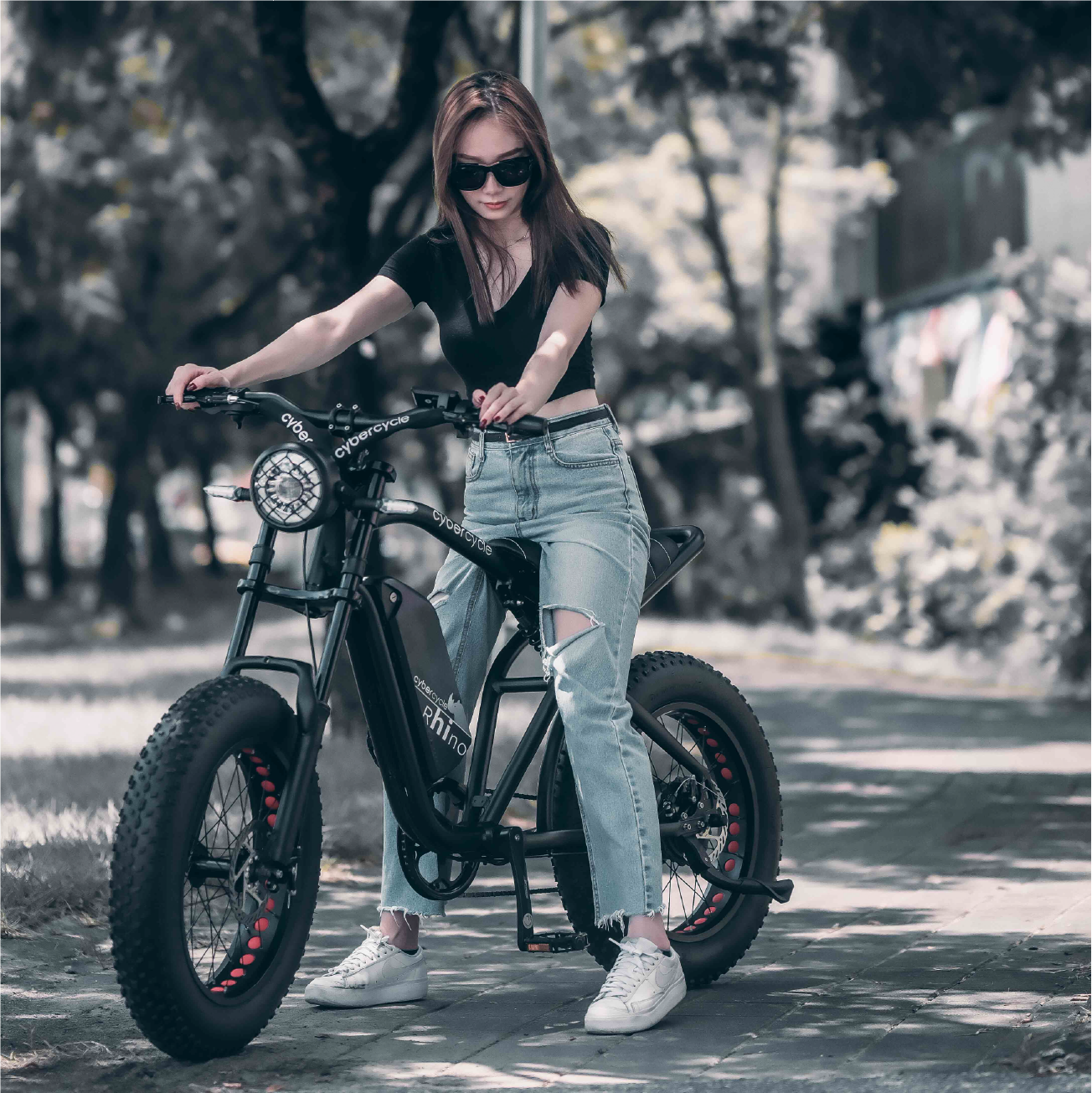 CyberCycle Rhino犀牛 - 樂遊版 | 20吋胖胎電動輔助自行車 | 400W | 48V 10Ah