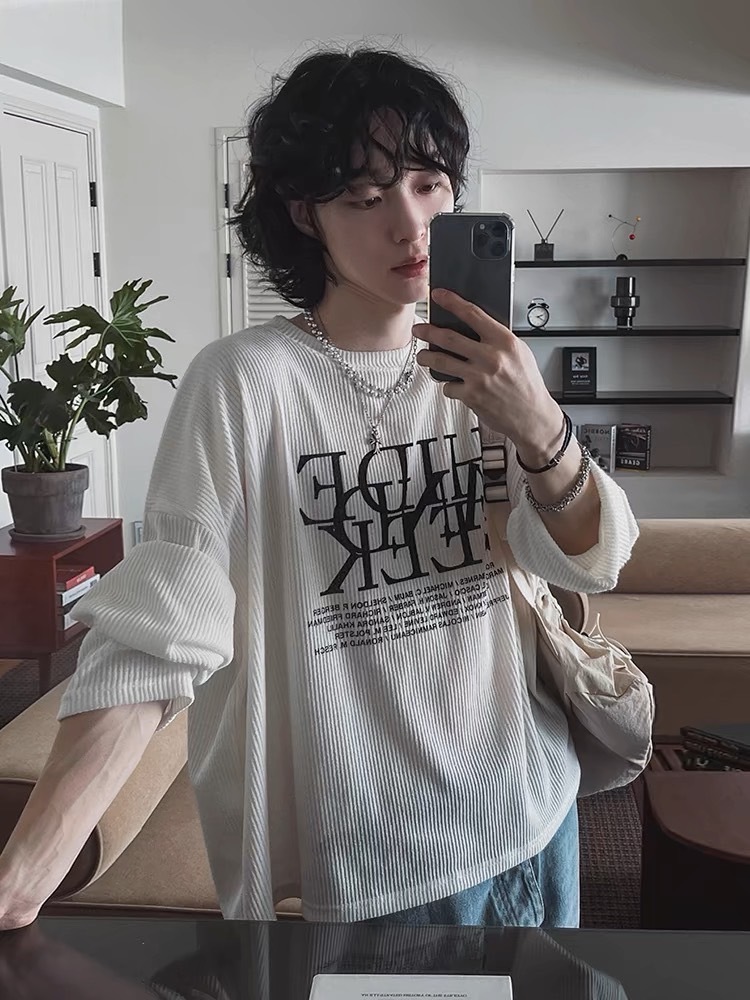 SIMPLEACTION 秋冬垂墜氛圍感長袖上衣