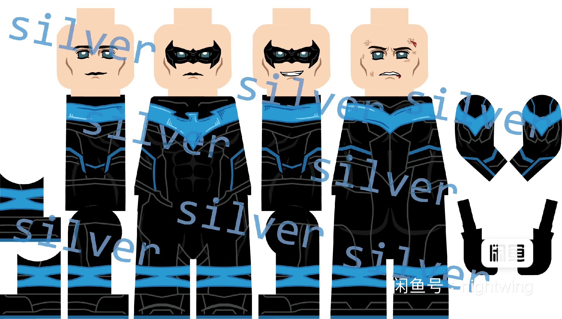 【預訂】【Silver】夜翼