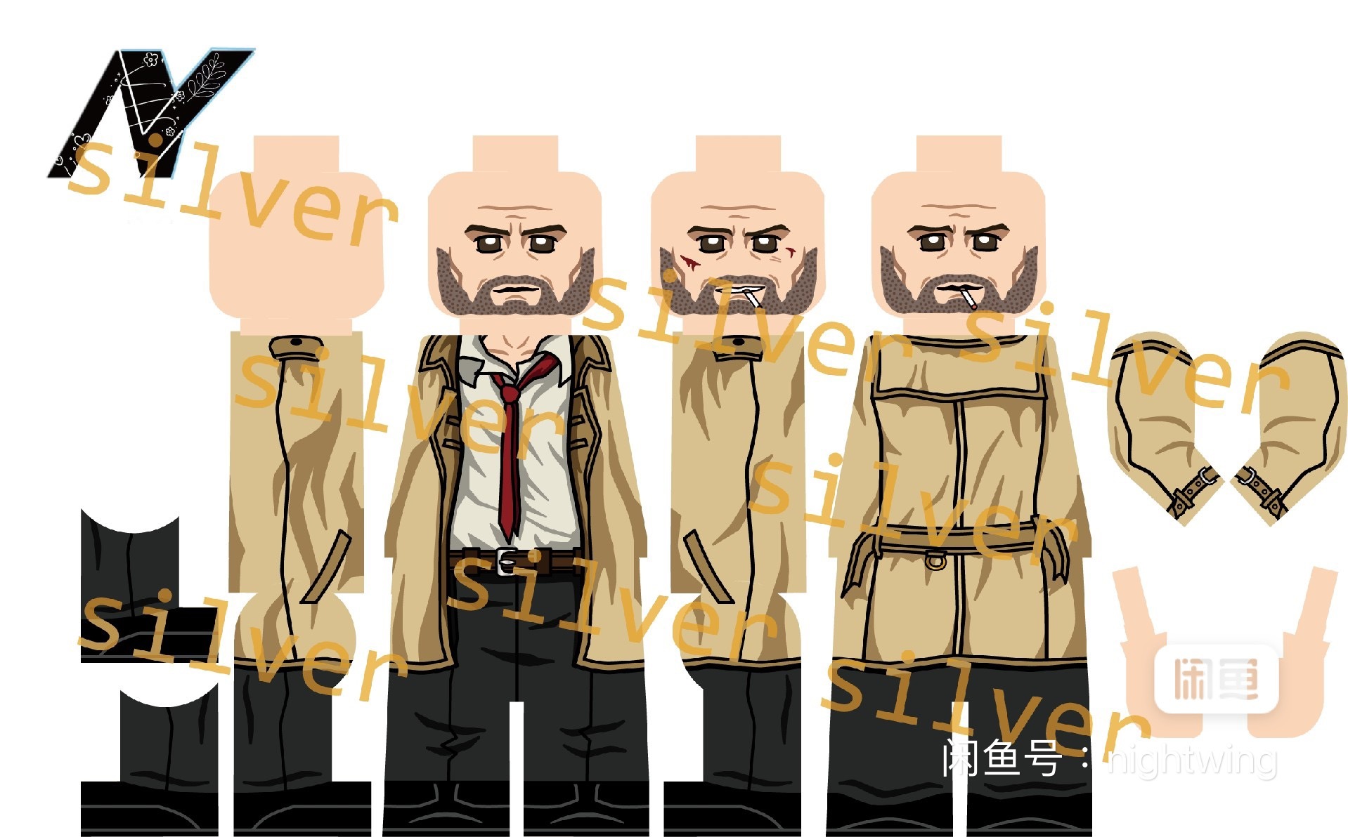 【預訂】【Silver】康斯坦丁