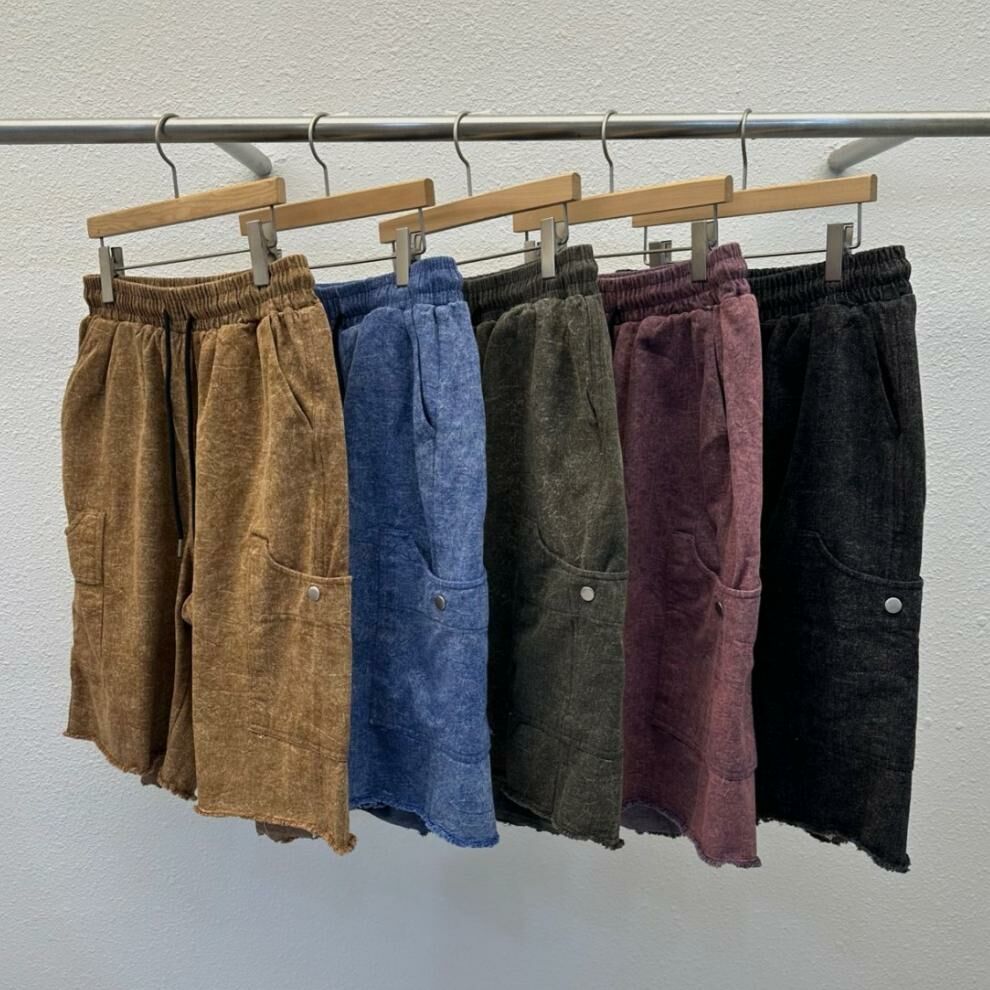 淨色破邊短褲 P2961