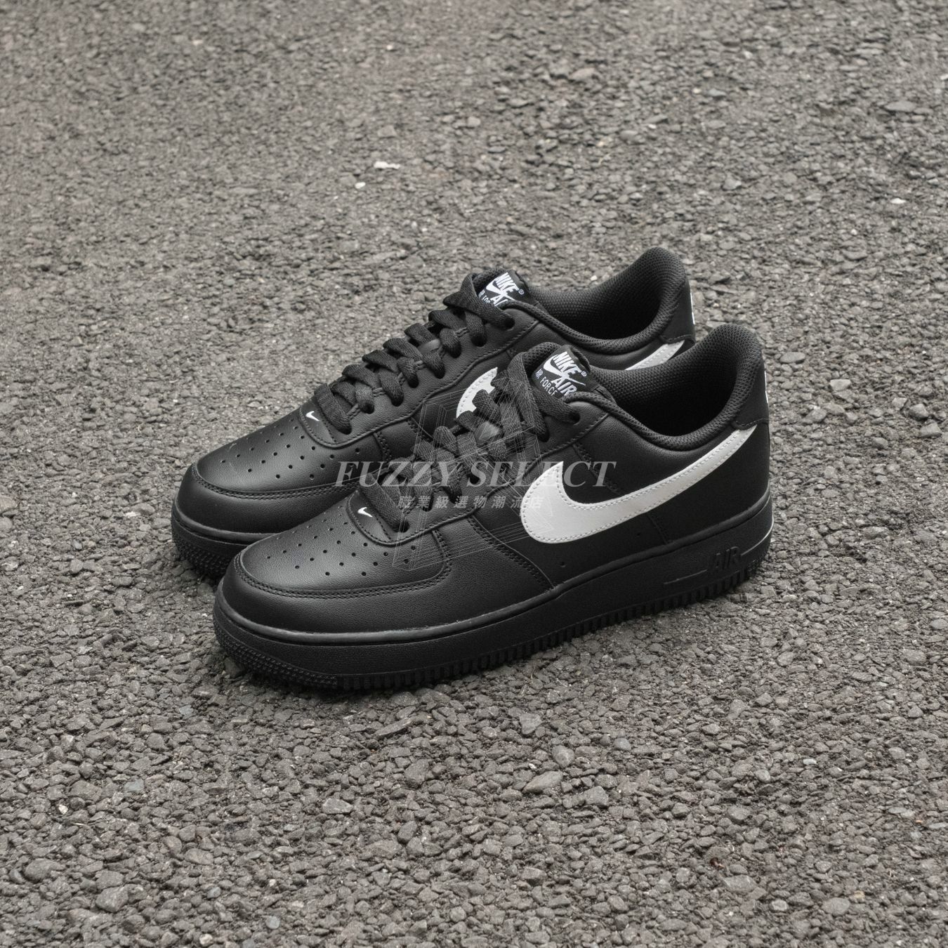 【逢甲 FUZZY】Nike Air Force 1 "Black Ｗhite"  黑底 白勾 小Ambush FZ0627-010