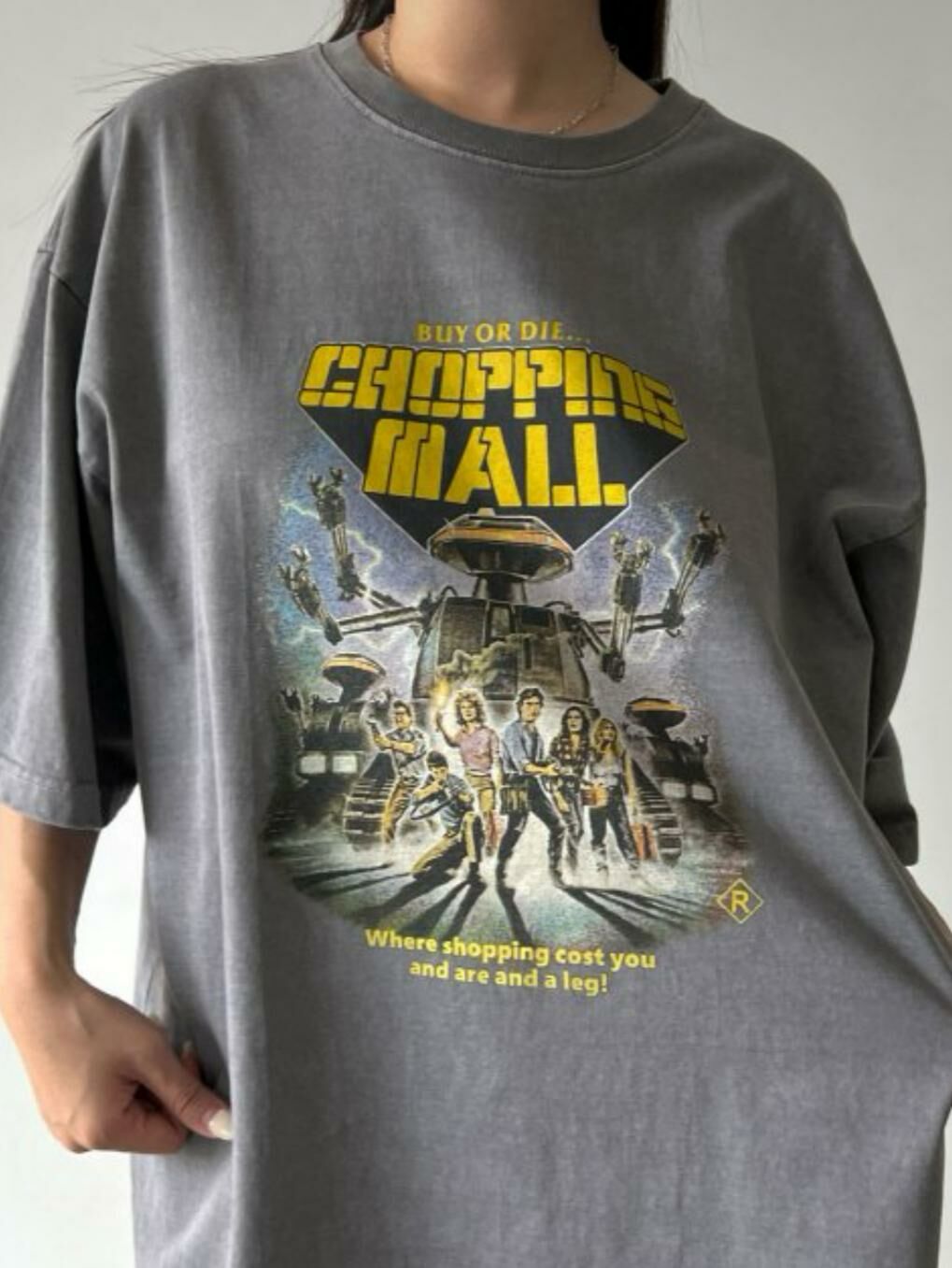 OverSize英文字圖案短袖Tee T5561