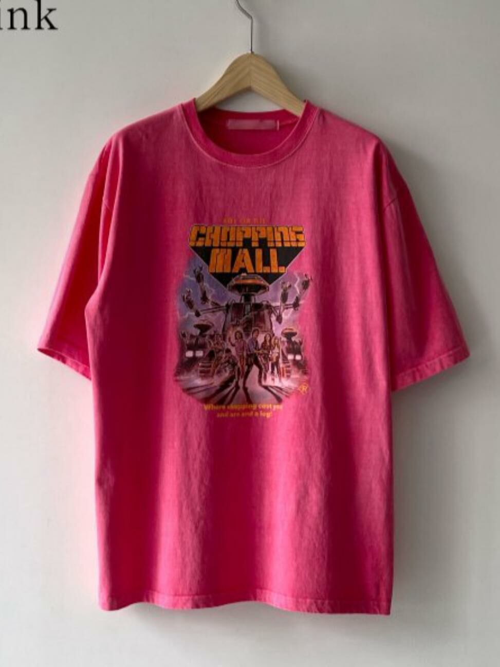 OverSize英文字圖案短袖Tee T5561