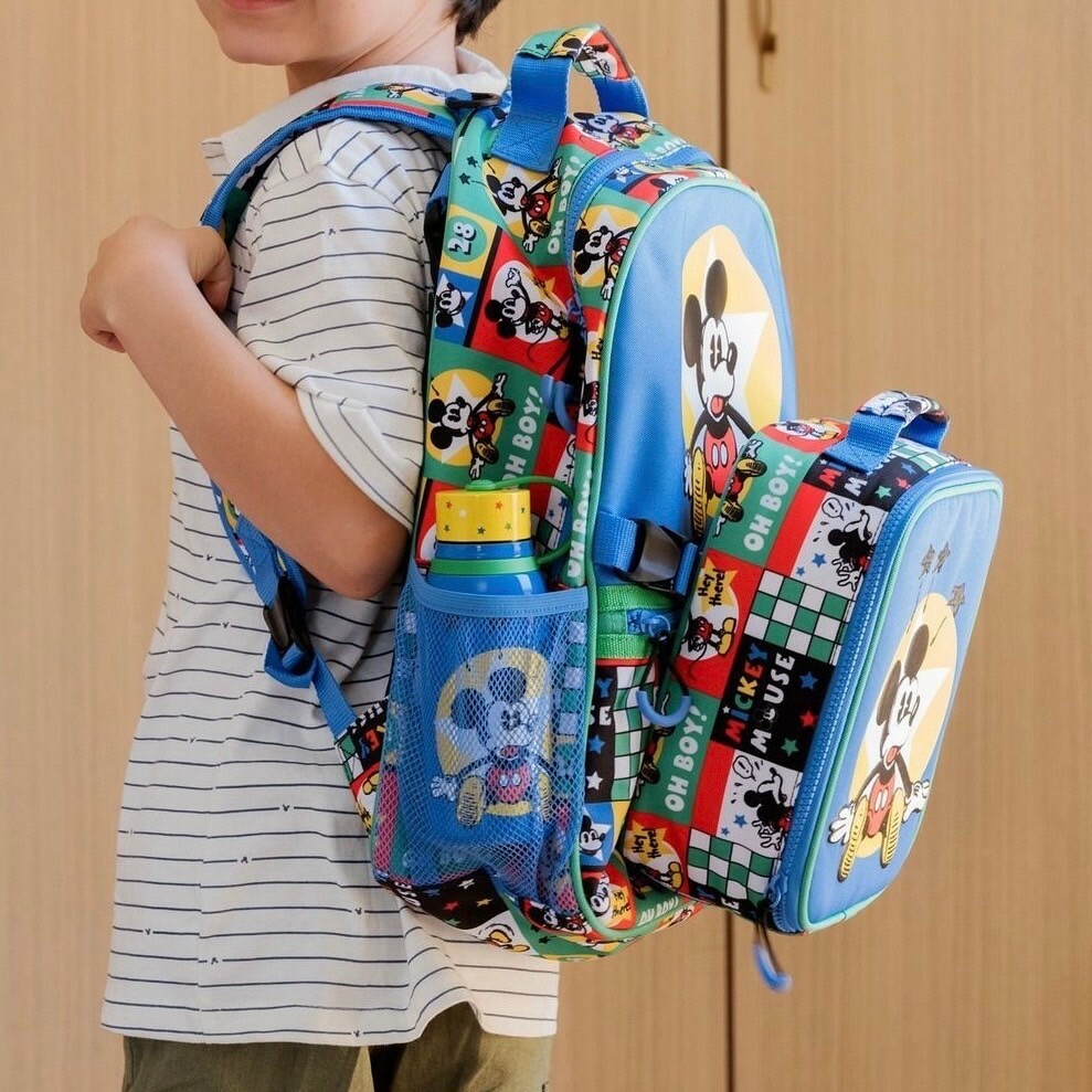 米奇 Mickey 圖案 後背包 書包 / 可外掛 多功能 午餐袋 手提包 -上海迪士尼樂園