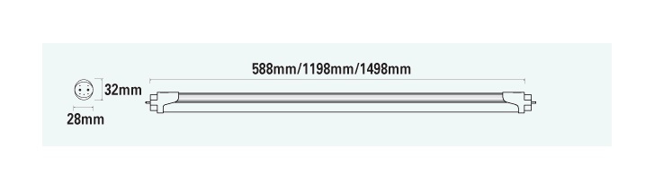 奧米尼 LT8X-10W-DL-L600 10W 6500K 600MM LED TUBE