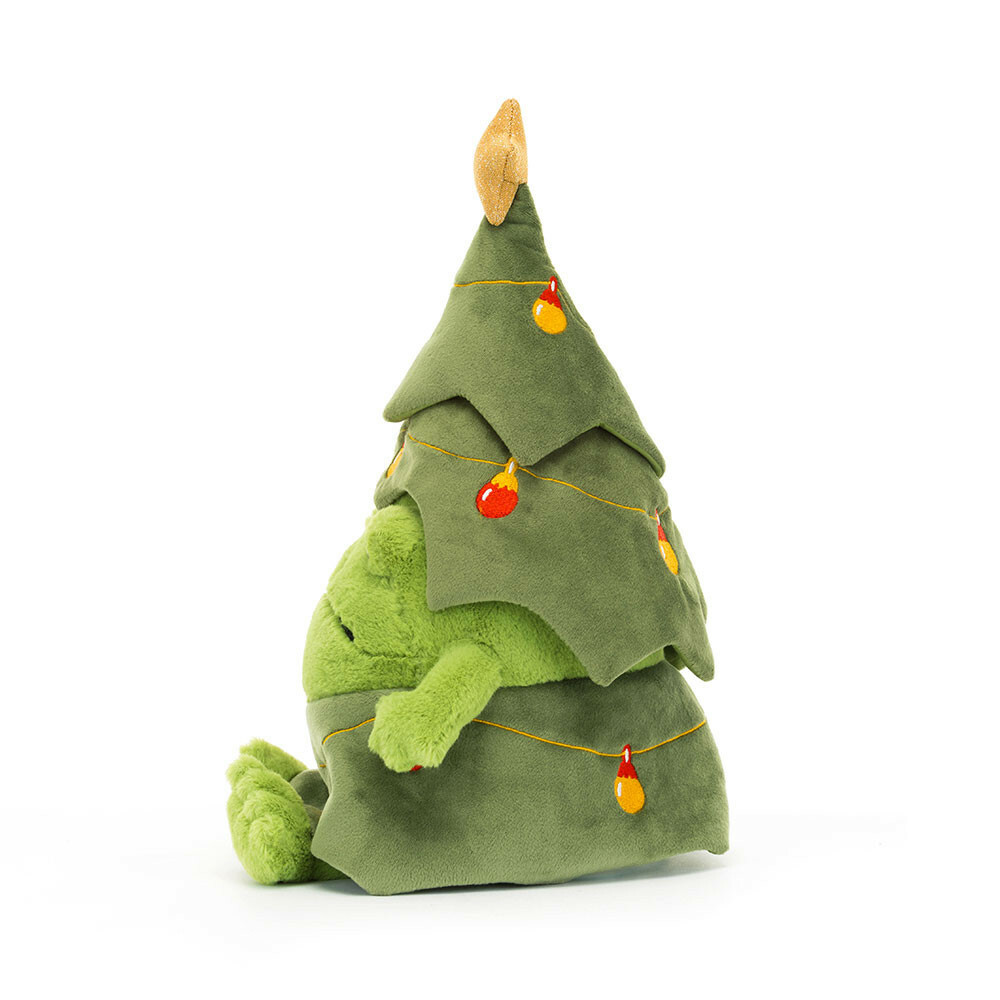 JELLYCAT Christmas Tree Ricky Rain Frog