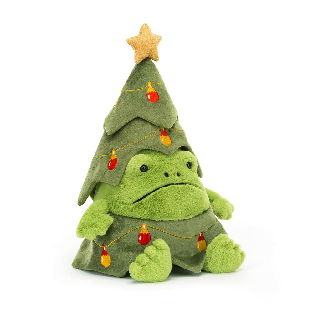 JELLYCAT Christmas Tree Ricky Rain Frog