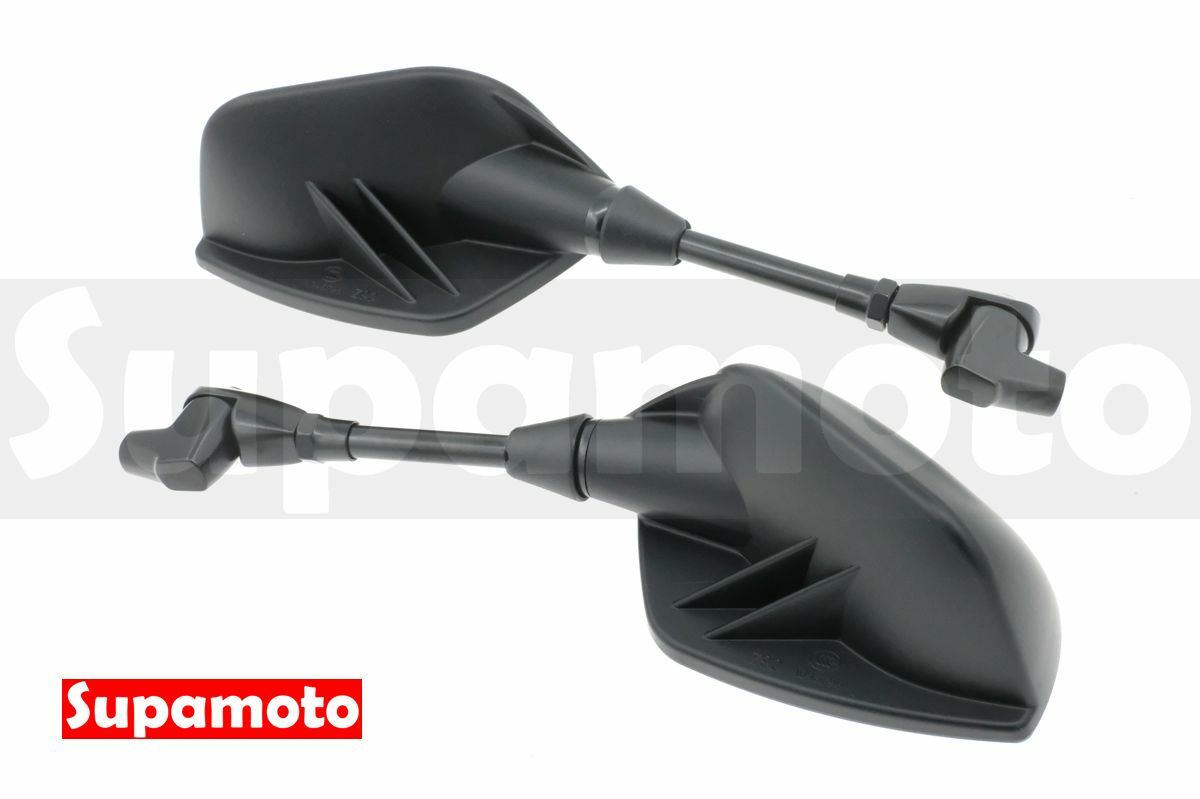 -Supamoto- M168 後照鏡 消光黑 後視鏡 通用 改裝 現代 復古 CB350 CT125