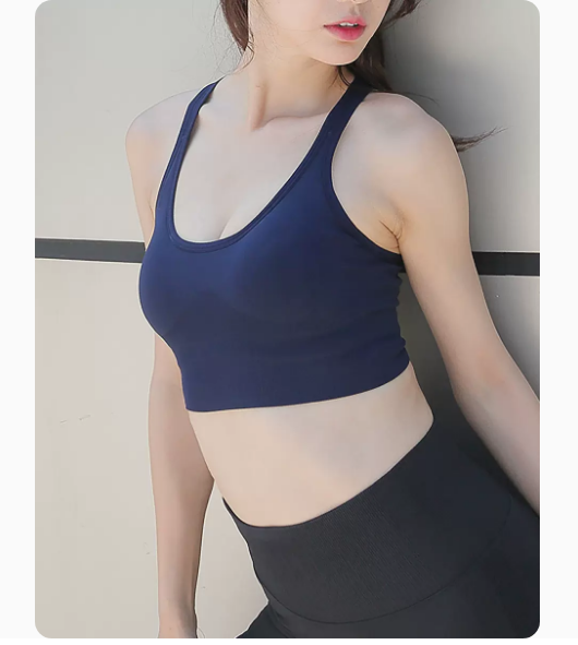 Hotly recommended shockproof push-up sports vest (YJ20411 blue) (S-XL size) (contact customer service after placing the order to confirm the delivery size)
