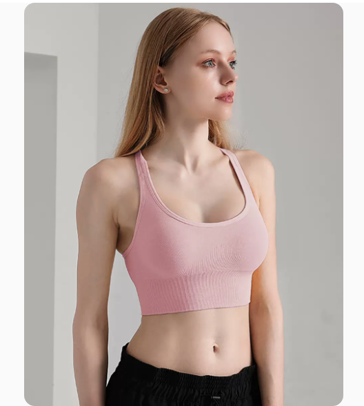 Hotly recommended shockproof push-up sports vest (YJ20411 pink) (S-XL size) (contact customer service after placing the order to confirm the delivery size)