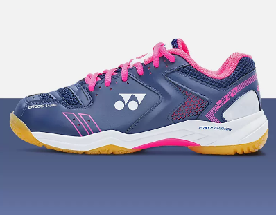 Hotly recommended women's ultra-light shock-absorbing breathable training non-slip YY sneakers (SHB210CR Navy Blue Pink) (size: 36/225mm-39/245mm) (please contact customer service to confirm the delivery size after placing an order)