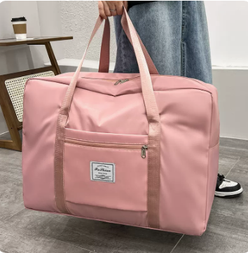 Hotly recommended fashionable fitness luggage travel bag (sweet pink) (size: small-38.5*13.5*30cm)
