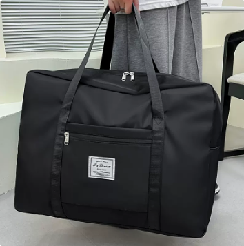 Hot recommended fashionable fitness luggage travel bag (classic black) (size: small -38.5*13.5*30cm)