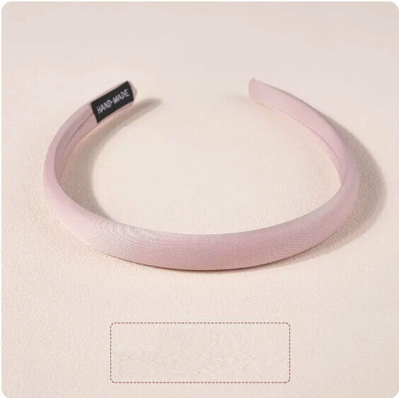 Popular retro pressed hair hoop (lotus root powder) [size: 15*13cm]