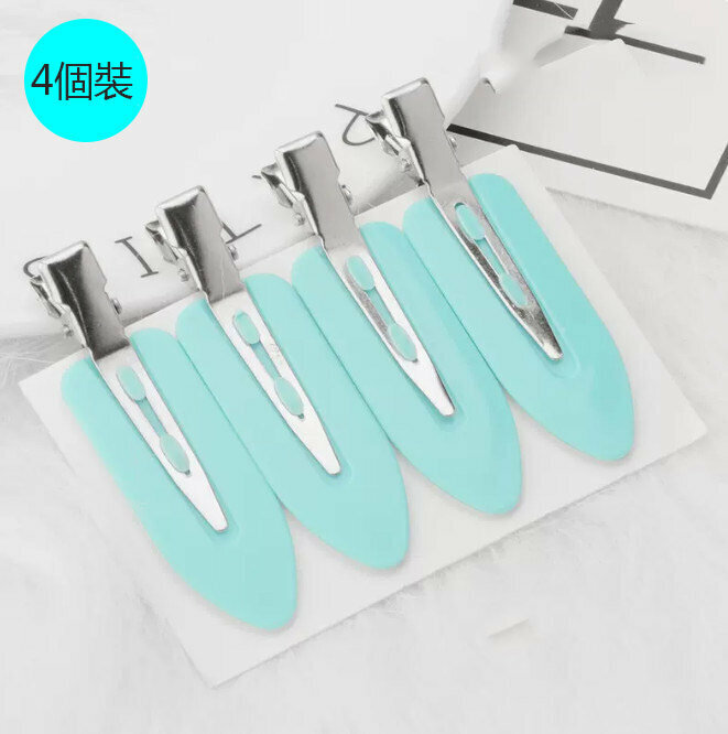 Hot Style [4 Pack] Bangs Side Clip (Light Blue)