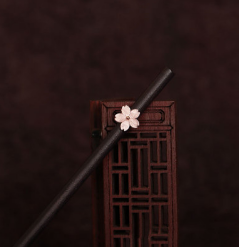 Popular ancient style tassel hairpin wooden hairpin (Xingtian) (size: hairpin length is about 18cm)