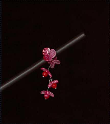 Popular classic and elegant tassel wooden hairpin (Taosheng) (size: hairpin length 18cm)